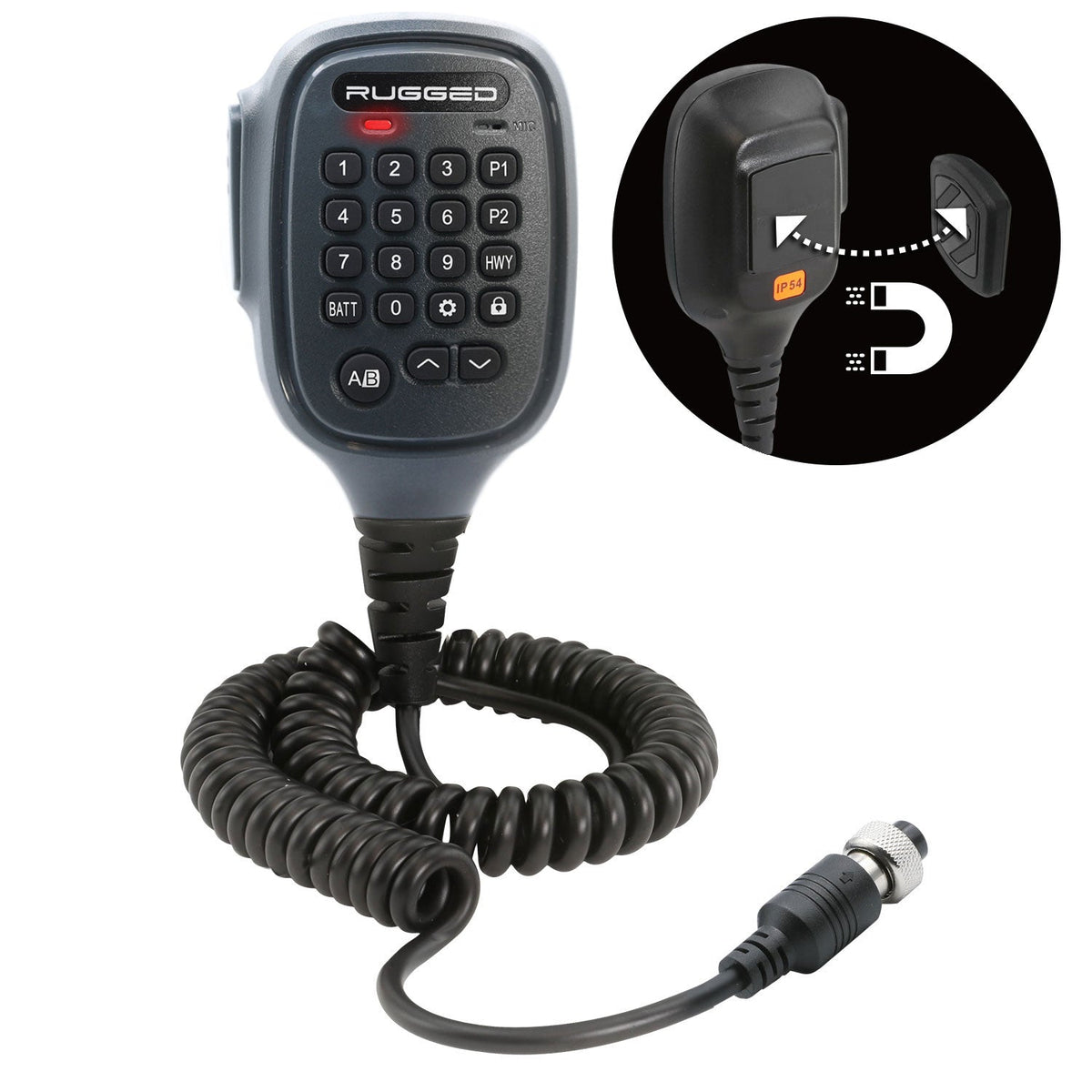 Hand Mic for G1 Mobile Radio with Scosche MagicMount