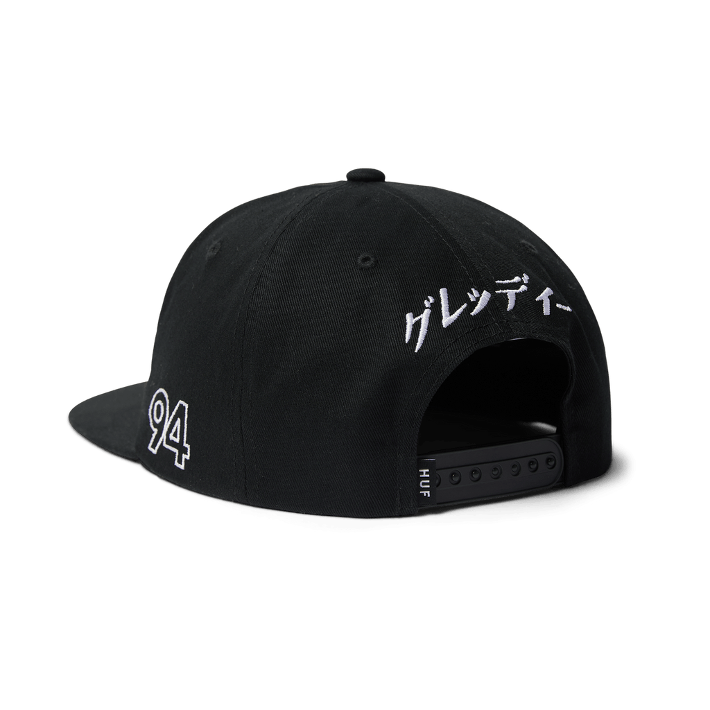 HUF x GReddy Formula Snapback Hat - Black