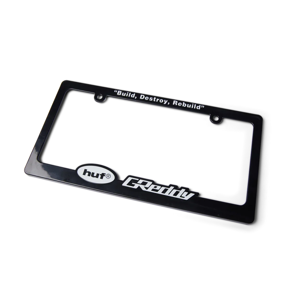HUF x GReddy License Plate Frame