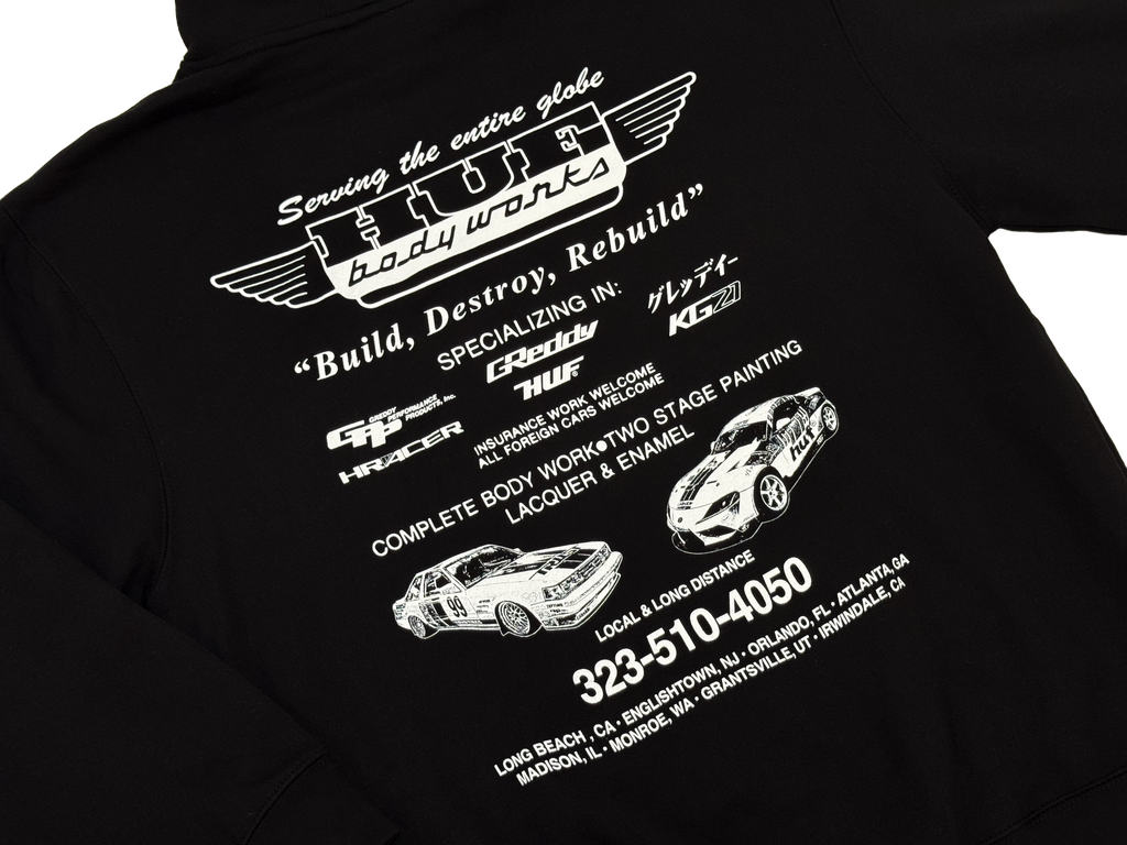 HUF x GReddy Body Works Pullover Hoodie