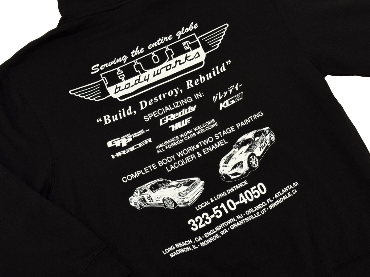 HUF x GReddy Body Works Pullover Hoodie
