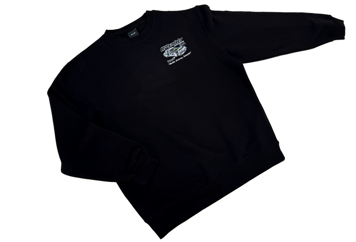 HUF x GReddy Retro Mod Crewneck Sweatshirt
