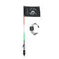 Hyper Color LED Whip – Red White Green