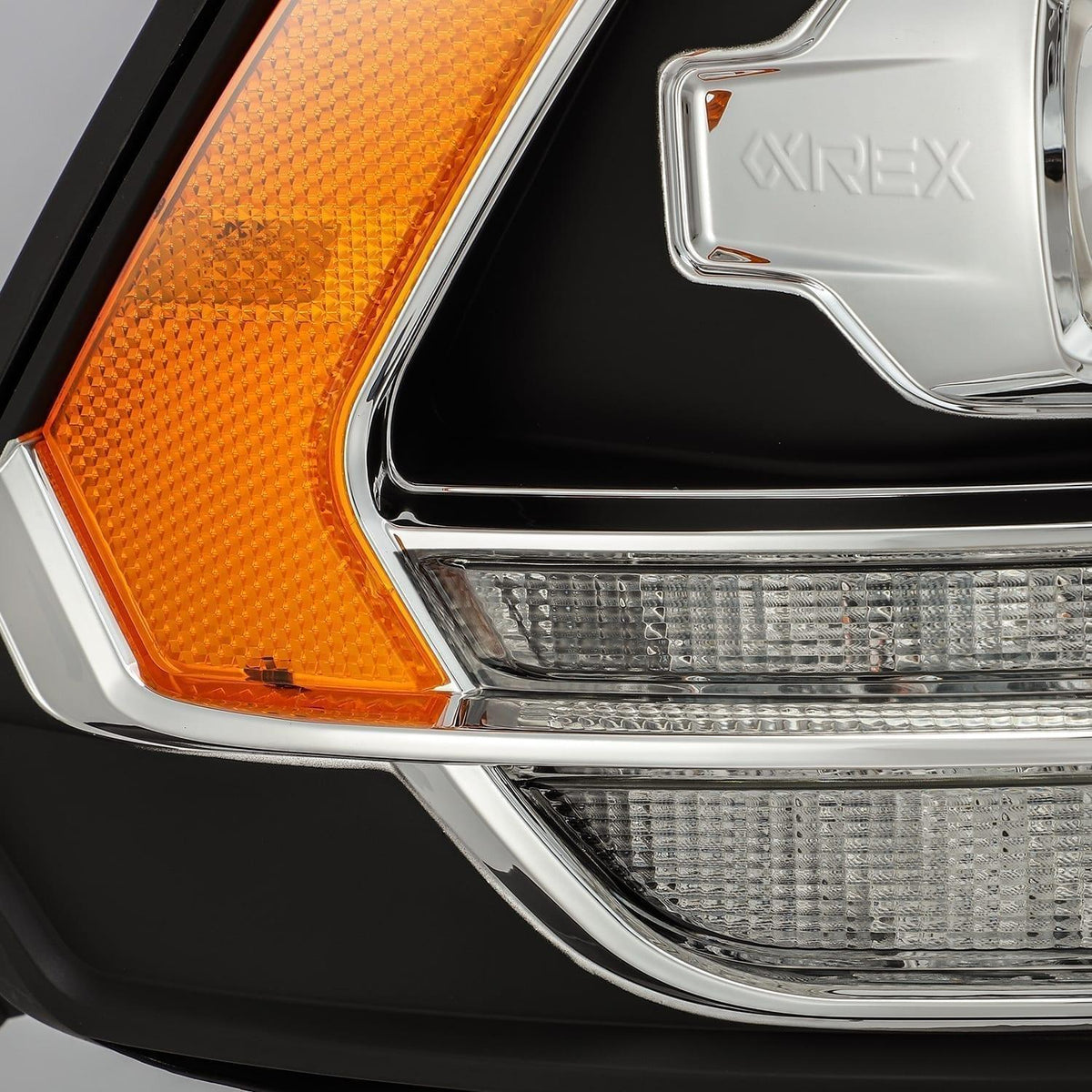 Alpha Rex 09-18 Ram Truck LUXX-Series (5th Gen 2500 Style) LED Projector Headlights Black