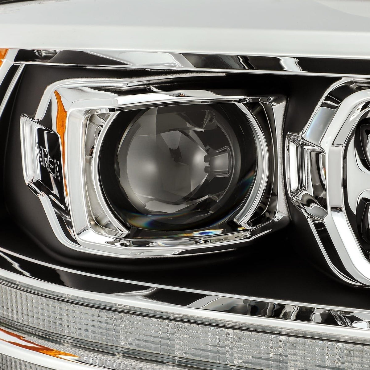 Alpha Rex 09-18 Ram Truck LUXX-Series (5th Gen 2500 Style) LED Projector Headlights Black