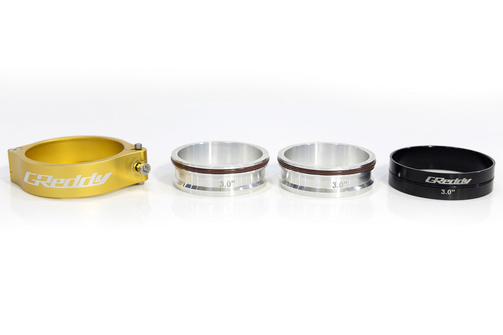 GReddy Boost Tube Clamp Set(s) - Aluminum/Gold - new sizes available now!