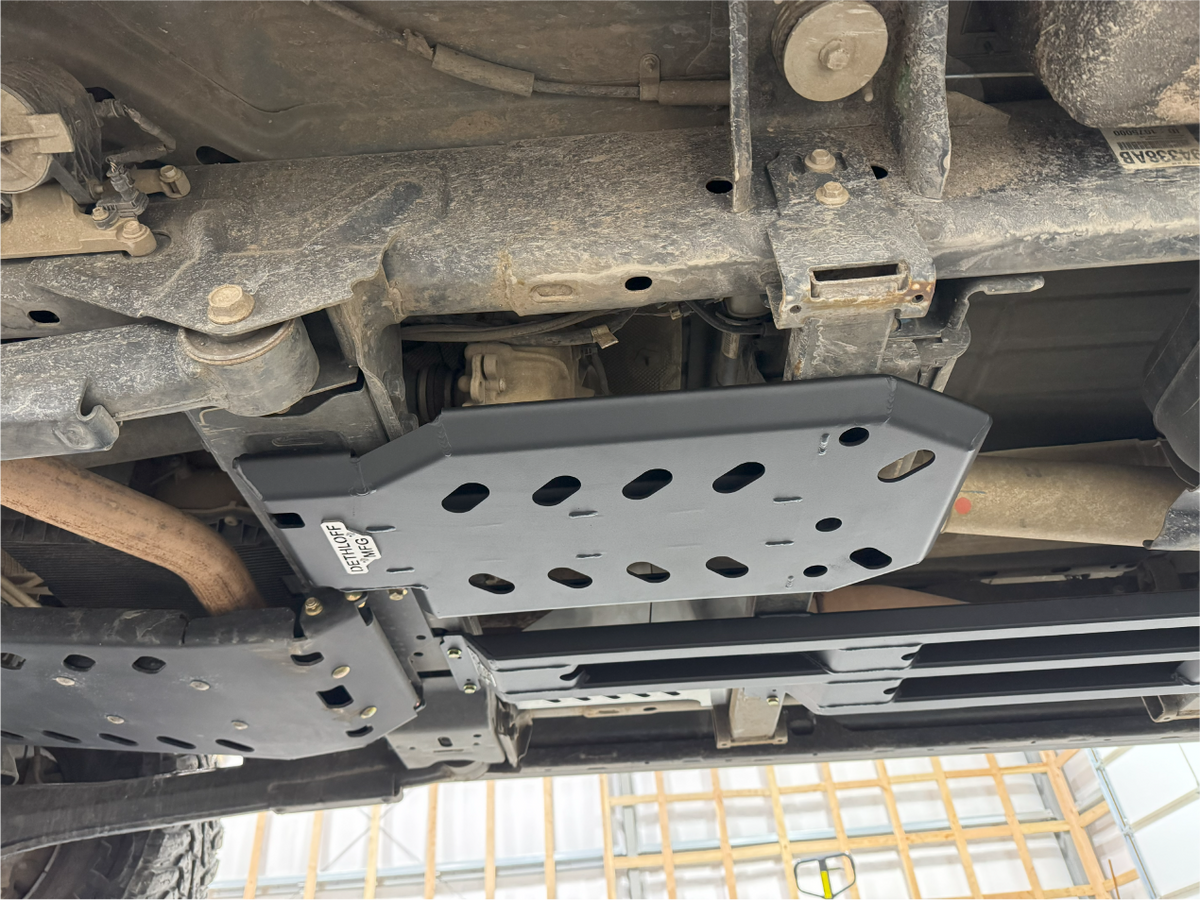 Dethloff Manufacturing TRANSFER CASE & EVAP GUARD: 2014+ 2500/3500