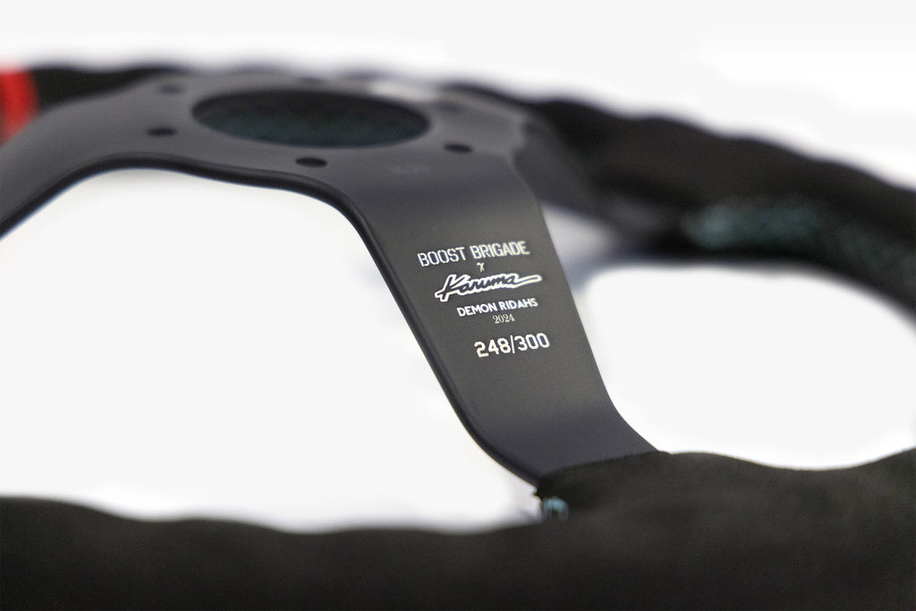 Boost Brigade x Karuma  Demon Ridahs Steering Wheel - Limited Ed. 300pcs world-wide