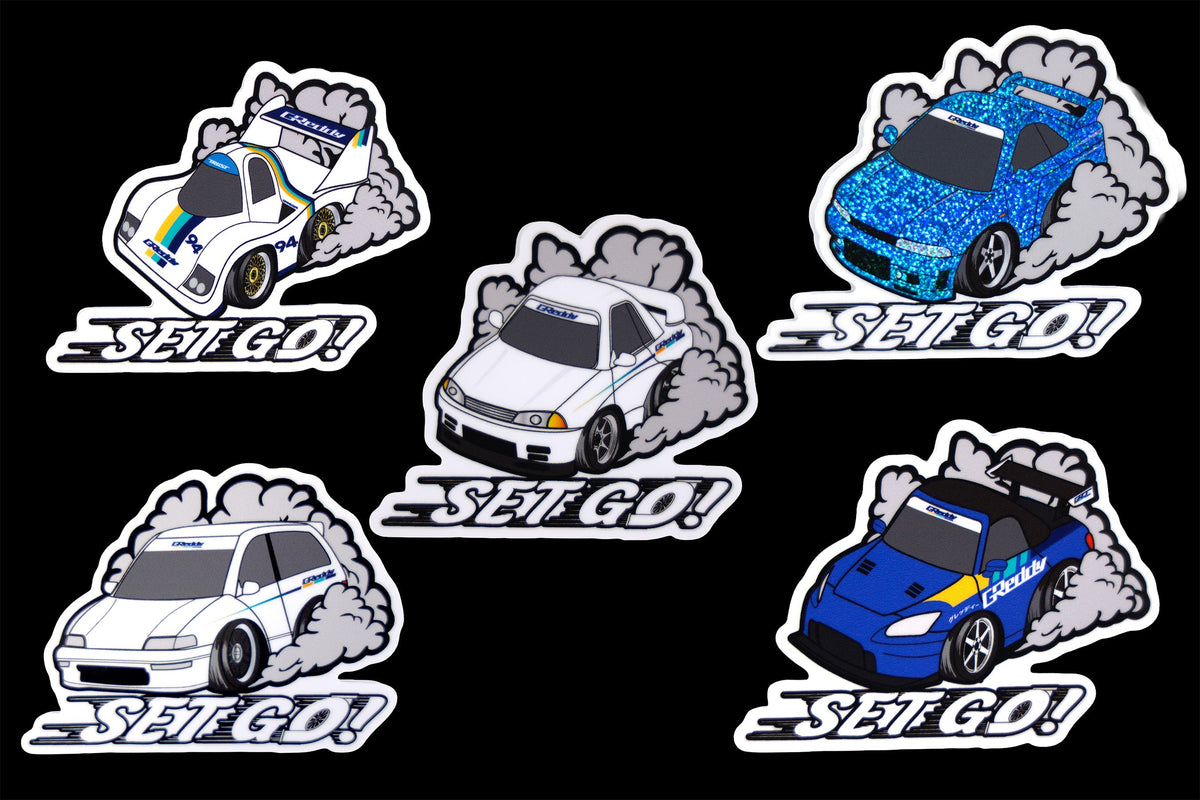 GReddy Set Go! - Sticker Pack