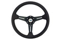 GReddy 3 Color Stitch Steering Wheel - Leather