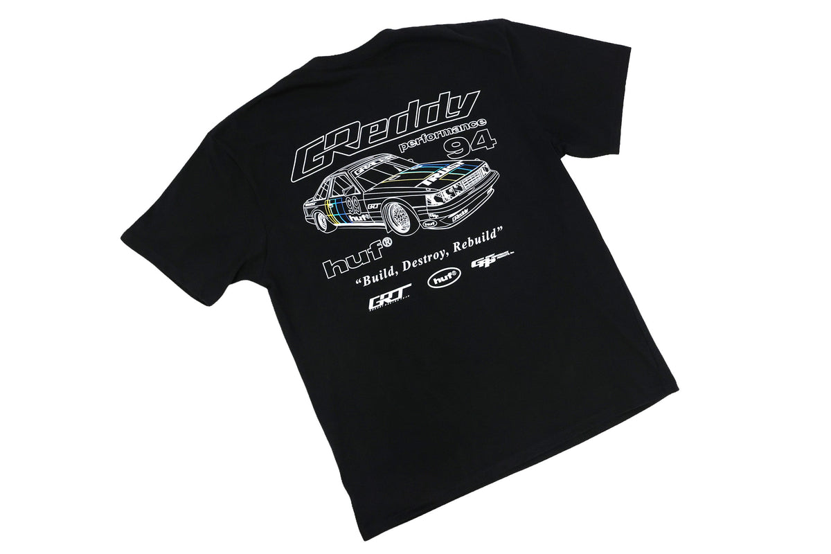 GReddy x HUF Retro Mod Tee - Black