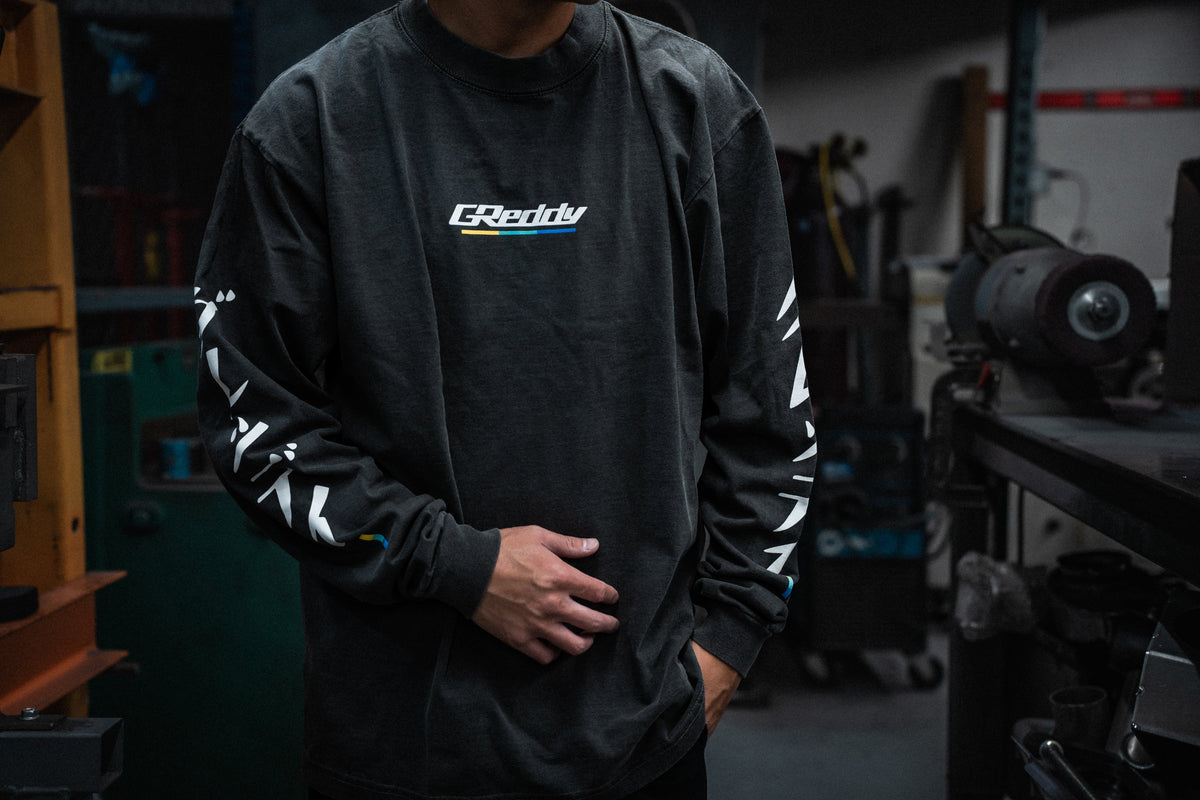 GReddy Understripe Boxy Long Sleeve Tee - Shadow