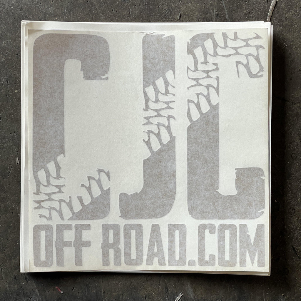 CJC Off Road Window Sticker