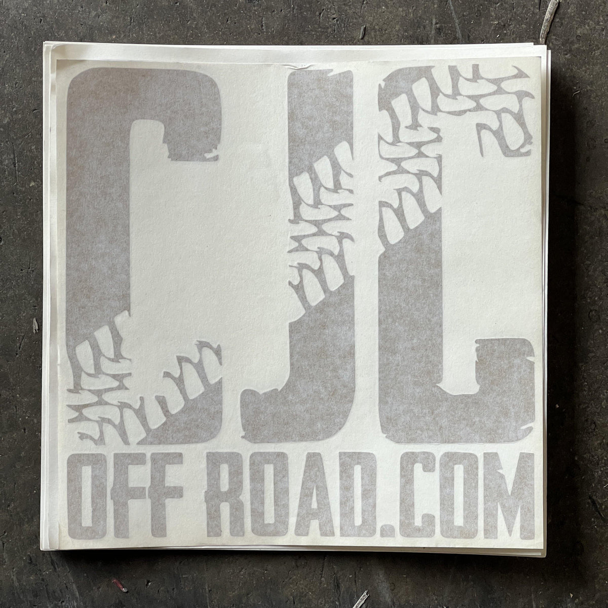 CJC Off Road Window Sticker