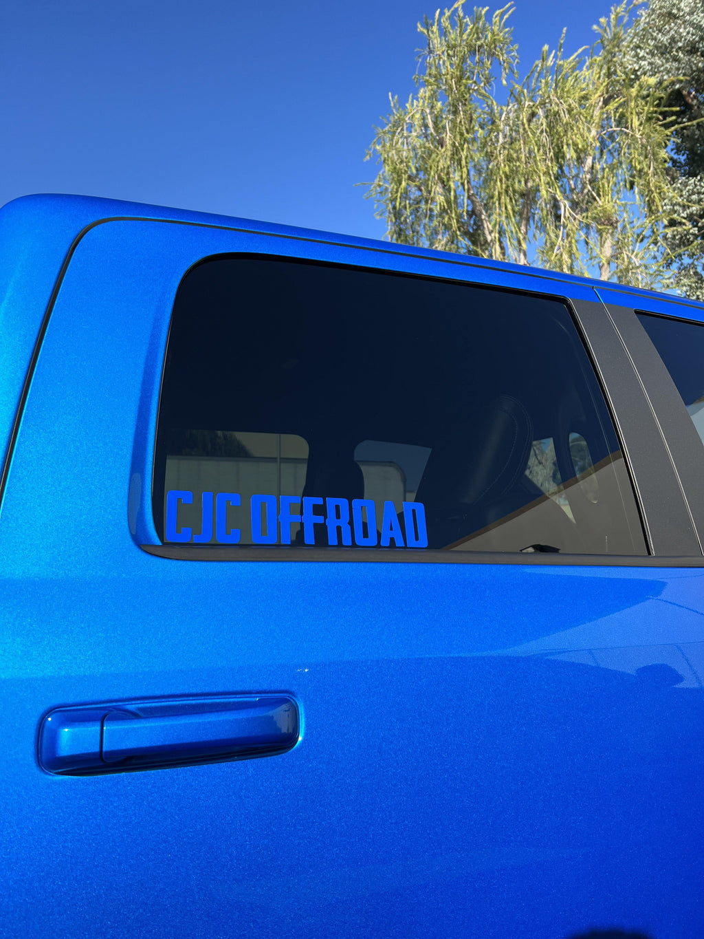 CJC Off Road Long Window Sticker