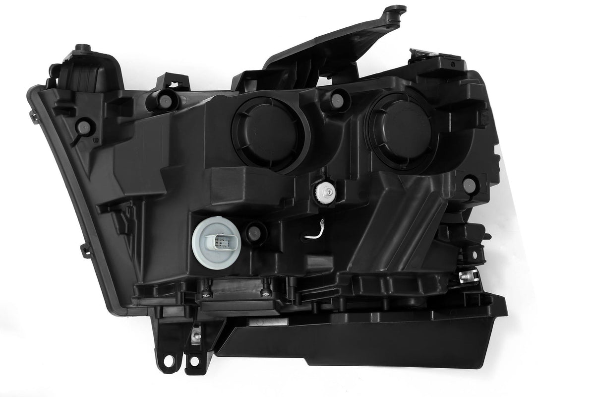 AlphaRex 2019-2024 Ram 1500 LUXX-Series LED Projector Headlights Jet Black