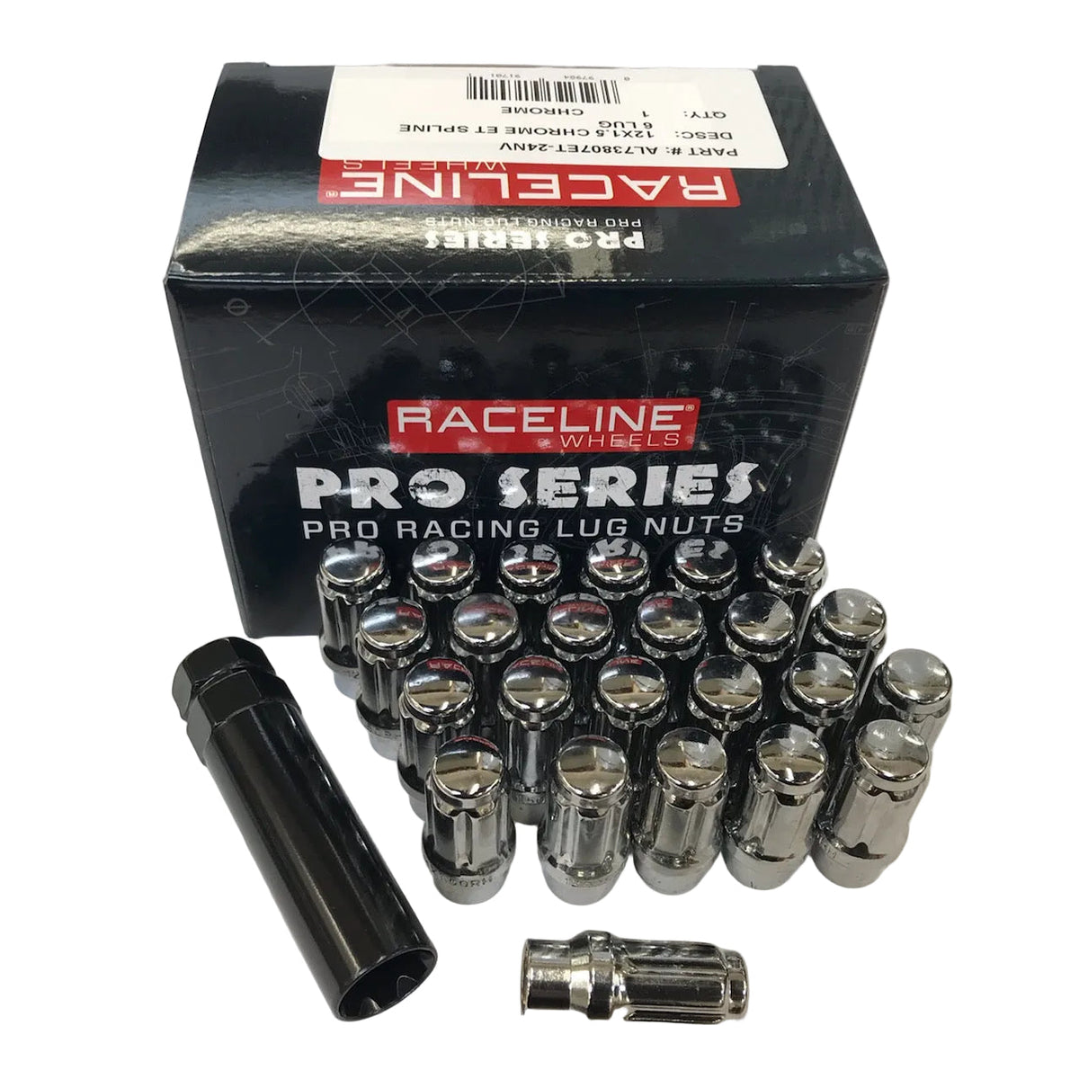 L73807ET-24NV Chrome 12x1.50 ET Spline