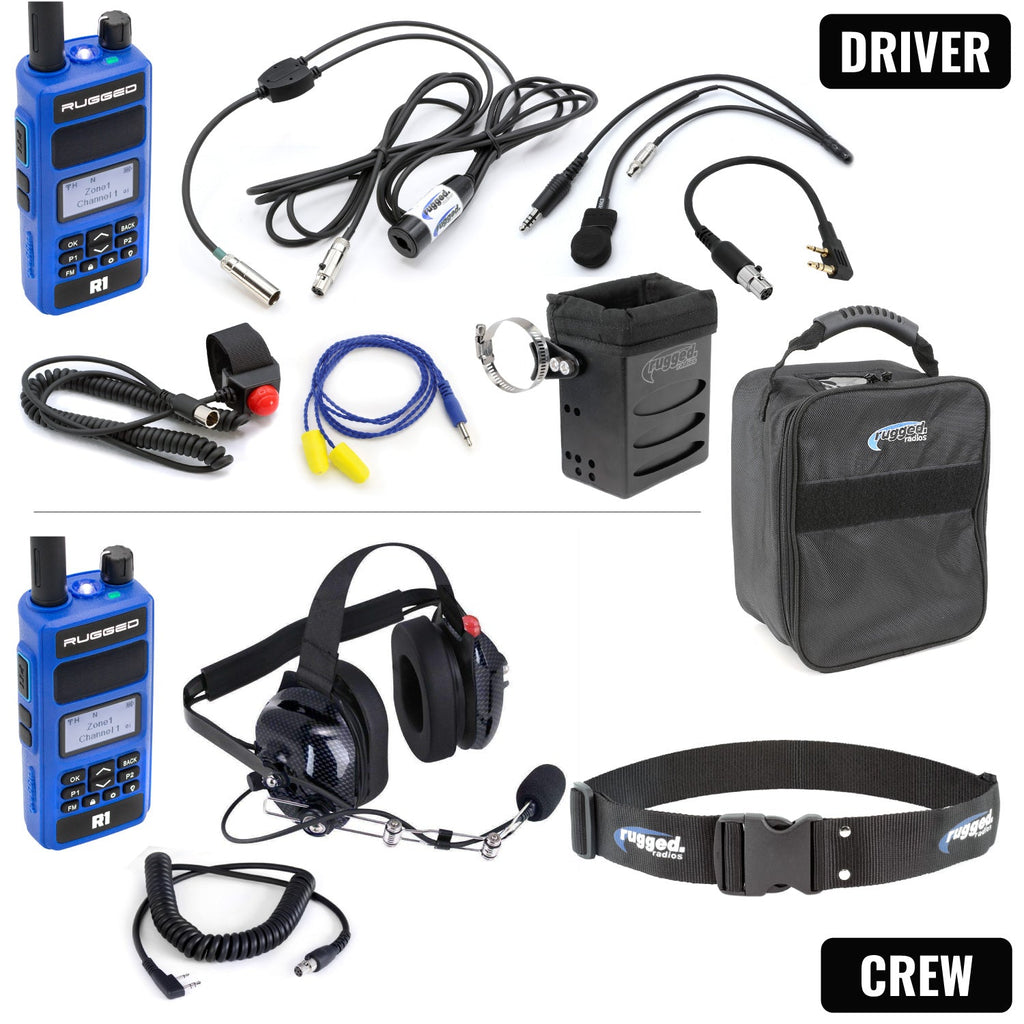 IMSA Driver and Crew Chief Racing Kit with R1 Radios