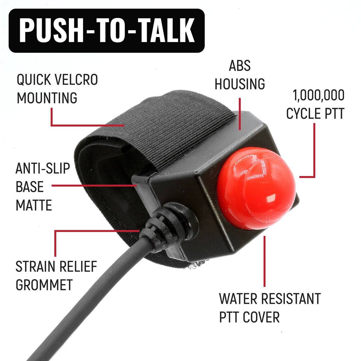 IMSA Driver Only Long Track Racing Communication Kit with RDH16 Radio
