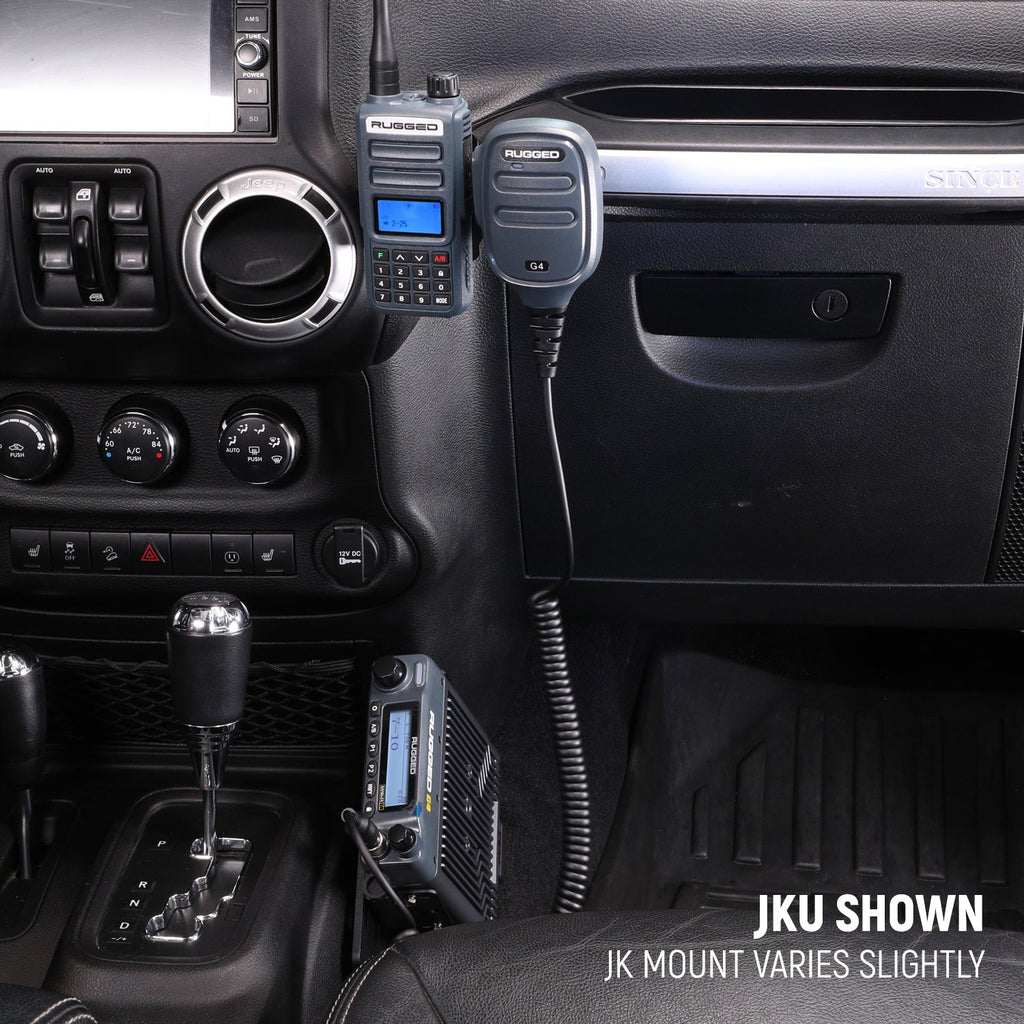 ULTIMATE GMRS Mobile Radio Kit for Jeep Wrangler JK
