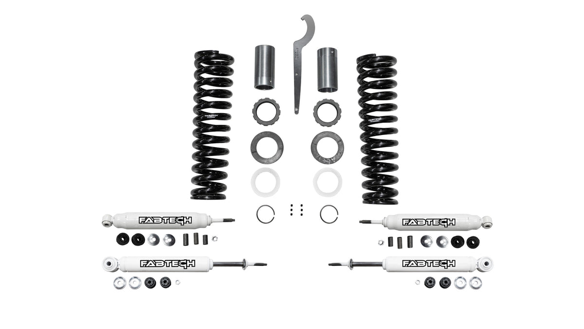 0-2.5″ Front Basic Adjustable Coilover System w/ Rear Performance Shocks – K7012