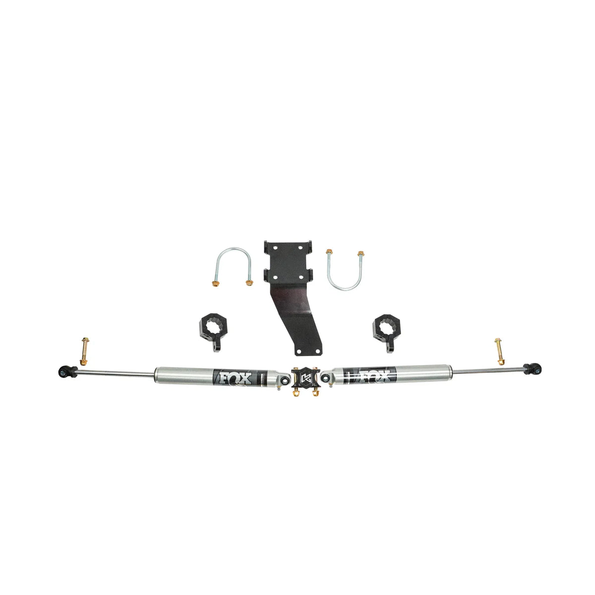 Kryptonite Dual Steering Stabilizer Kit with Fox 2.0 Shocks for 2005-2026 Super Duty F-450/F-550