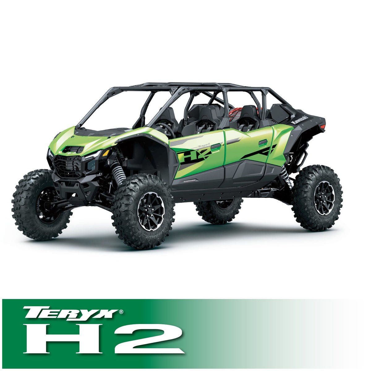 Kawasaki Teryx4 and Teryx5 H2 Complete Communication Kit with Bluetooth Intercom and 2-Way Radio