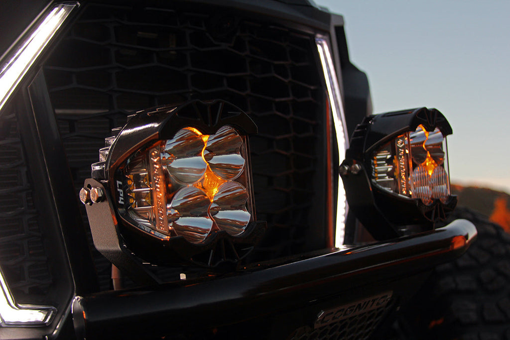 Baja Designs LP4 Pro, LED, Driving/Combo - Amber - Single