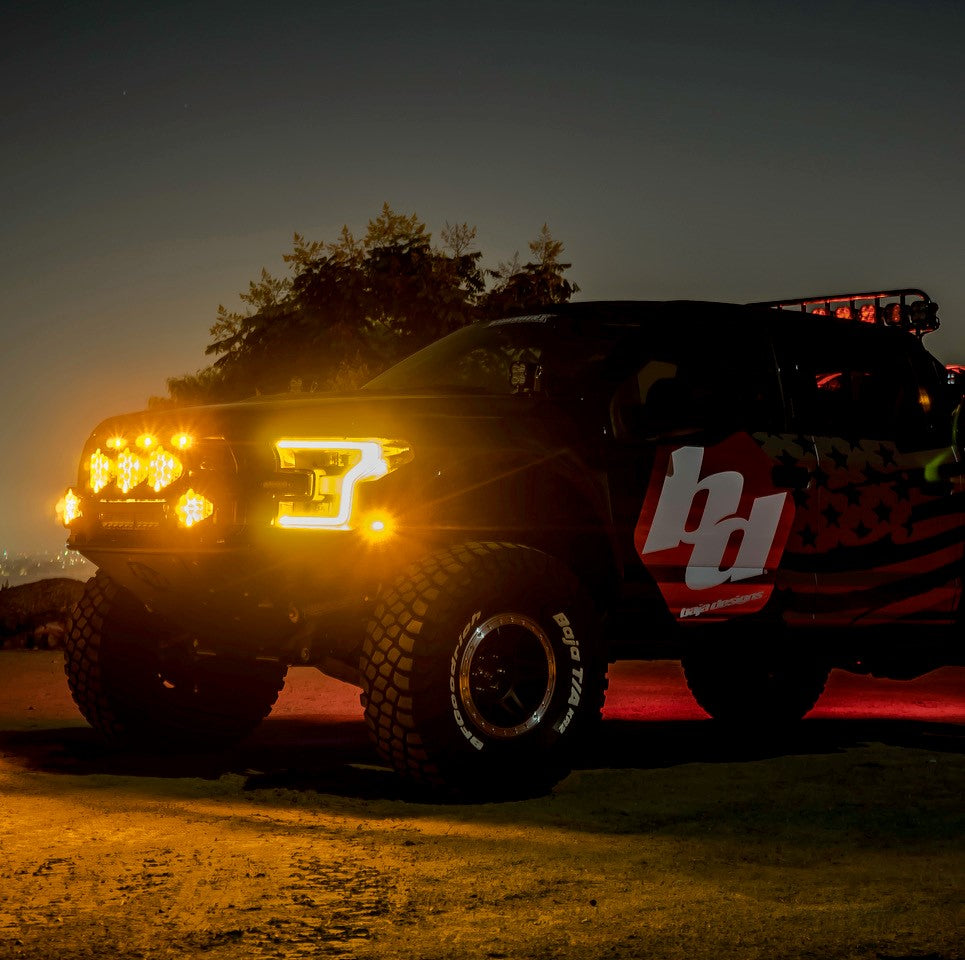 Baja Designs LP6 Pro, Driving/Combo, Amber
