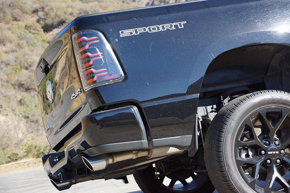 AlphaRex 2019-2024 Ram 1500 LUXX-Series LED Tail Lights Alpha-Black
