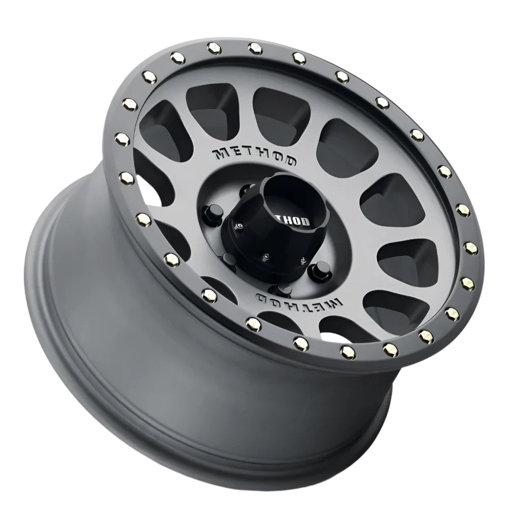 Method Race Wheels 305 | NV | TITANIUM - MATTE BLACK LIP
