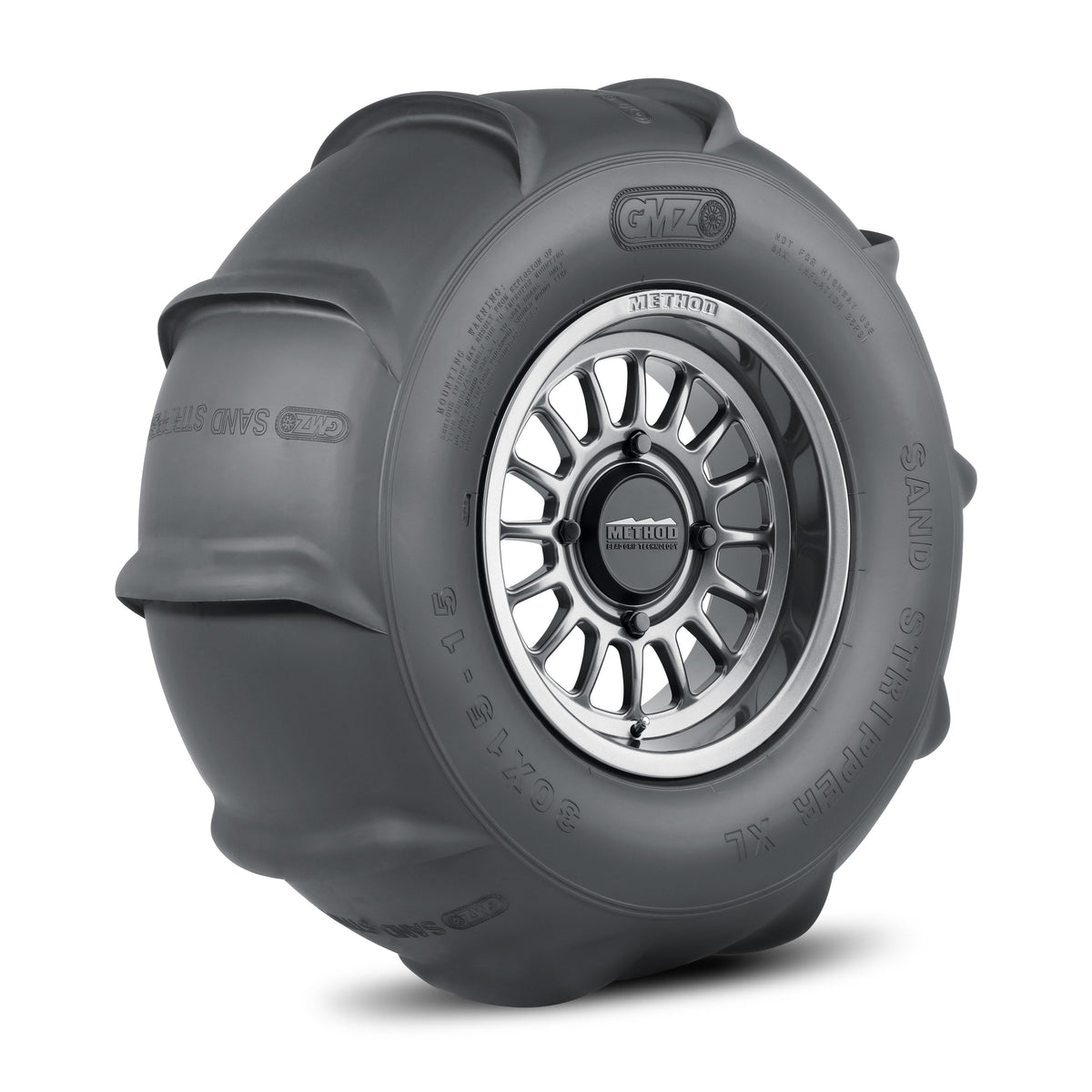 411 Bead Grip® | Gloss Titanium + Sand Stripper Rear 10 XL 30