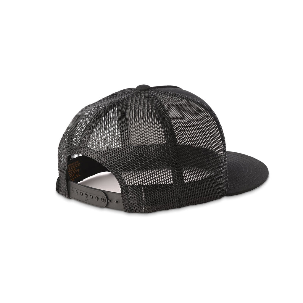 Method Stars & Stripes Velcro Patch Flatbill Trucker - Markdown | Snapback | Black