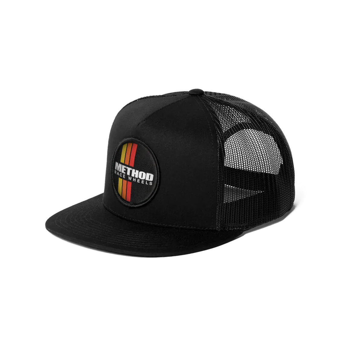 Method Classic Stripes Flatbill Trucker - Markdown | Snapback | Black