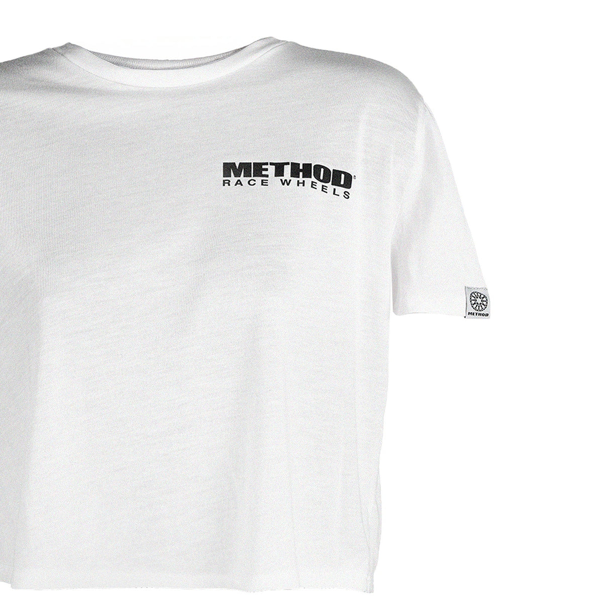 Method Endless Summer Ladies Crop Top Tee - Markdown | White
