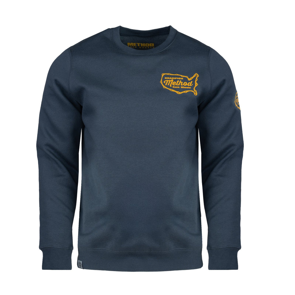 Method Gasket Crewneck Sweatshirt - Markdown | Deep Steel Blue