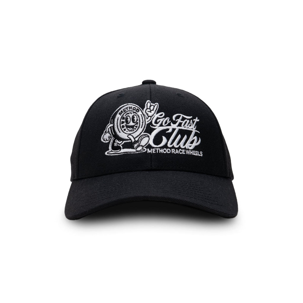 Method Go Fast Club Curvebill Trucker Hat - Markdown | Snapback | Black