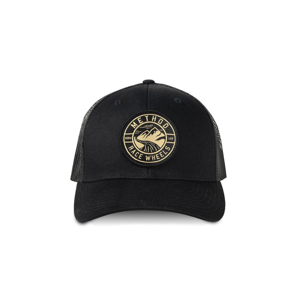 Method Prelander Curve Bill Trucker Hat - Markdown | Snapback | Black