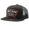 Method Bolt Patch Trucker Hat | Snapback | Dark Camo - Black