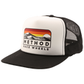 Method Duner Trucker Hat - Markdown | Snapback | White - Black