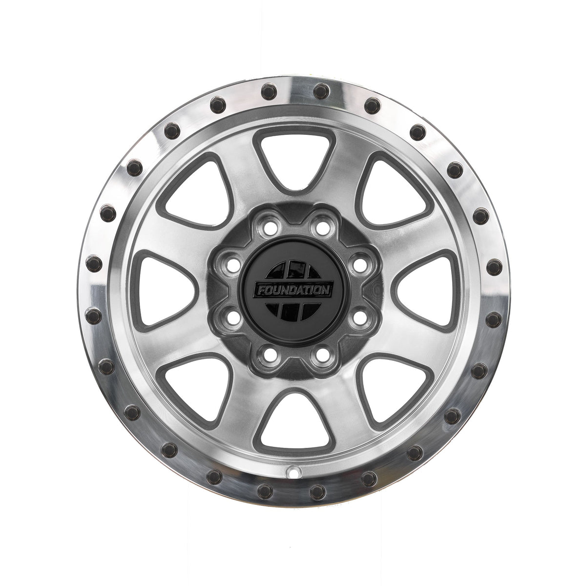 Foundation Wheels 395 HD GMC/Chevy 8 Lug Specific Wheel