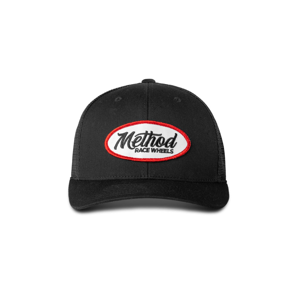 Method Mechanic Curve Bill Trucker Hat - Markdown | Snapback | Black