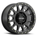 Matte Black MR305 NV HD Off-Road Wheels. 
