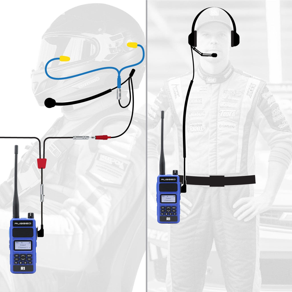 NASCAR Driver and Crew Chief Racing Kit with R1 Radios