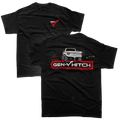 GEN-Y Hitch OBS truck tee, black colorway, product photo