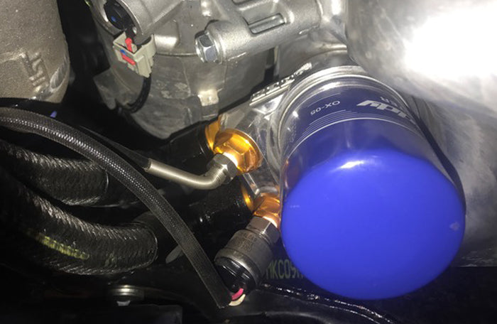 Revised GReddy Std. Oil Cooler Block Adapter - Universal