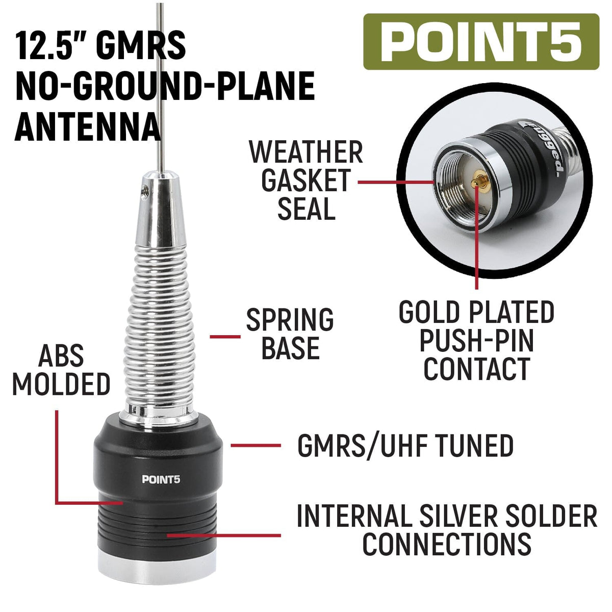 Ford Ranger Two-Way GMRS Mobile Radio Kit