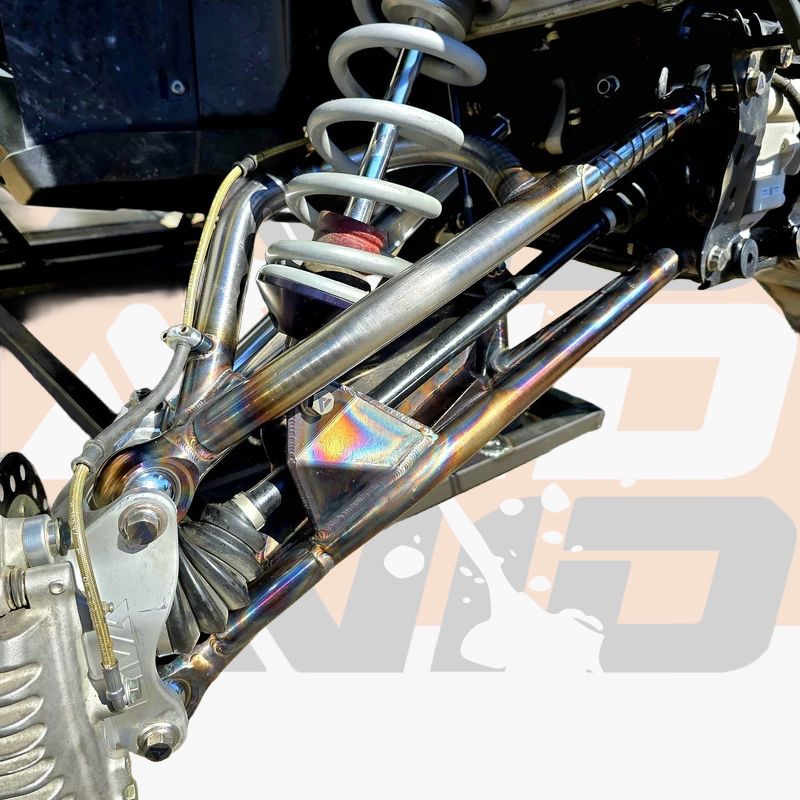Polaris RZR Pro R/S XC Front Control Arm Kit - High Clearance Shock Fork Deleted | AVID Racing
