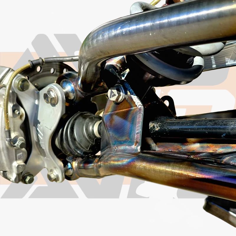 Polaris RZR Pro R/S XC Front Control Arm Kit - High Clearance Shock Fork Deleted | AVID Racing