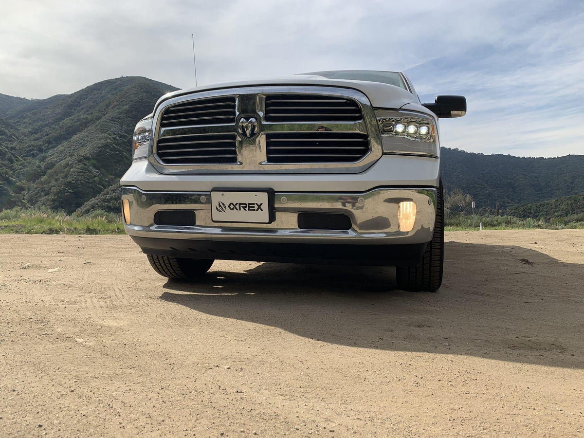 Alpha Rex 09-18 Ram Truck NOVA-Series LED Projector Headlights Chrome
